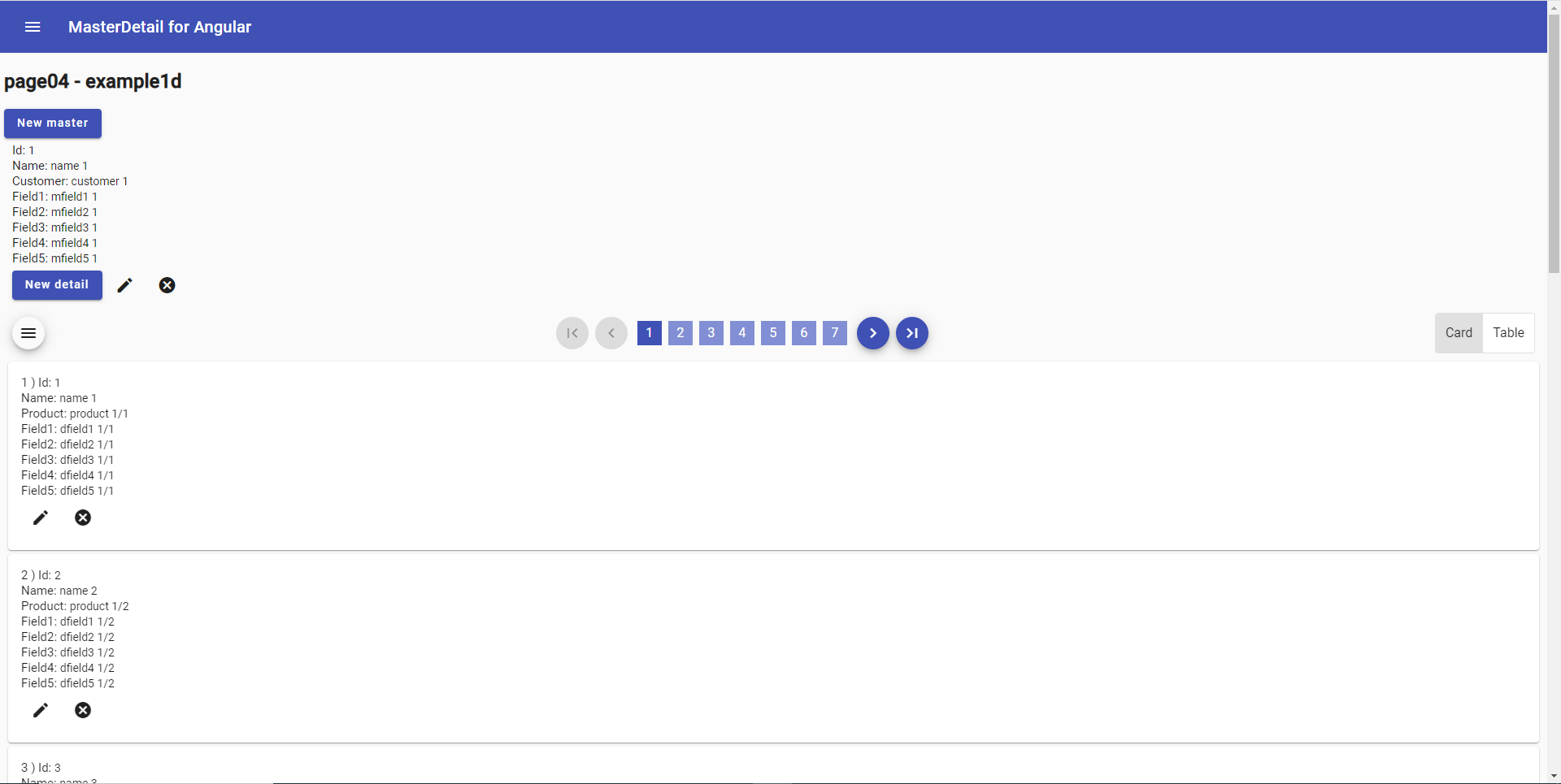 sviluppatore .net c# - github demo angular master-detail