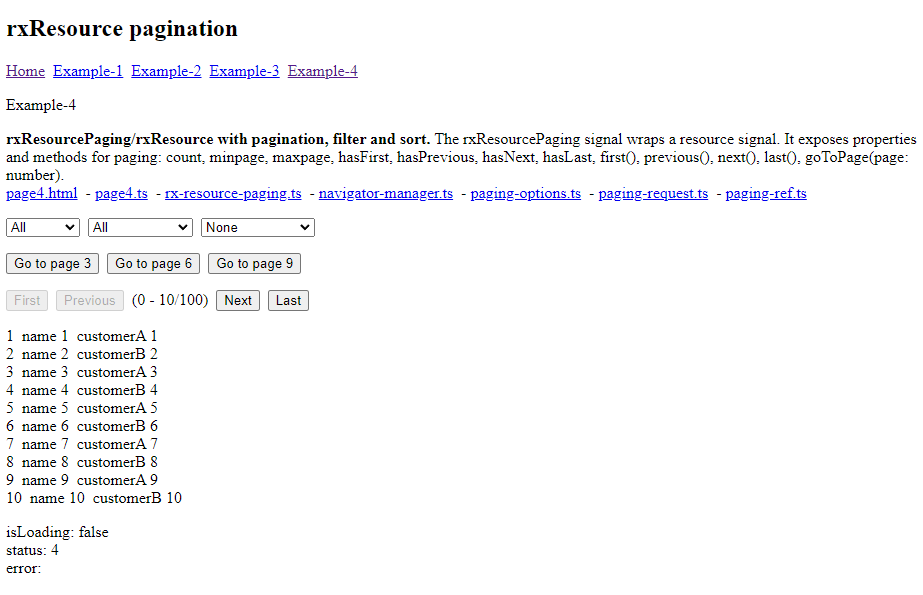 programmatore .net c# - github demo angular rxResourcePaging
