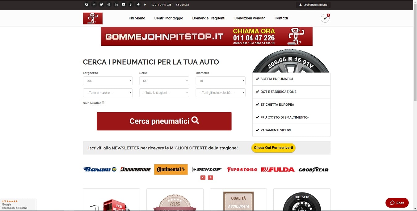 Programmatore freelance - Portfolio di Stefano Marchisio - gommejohnpitstop