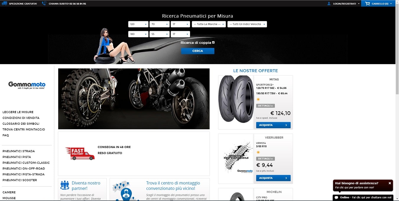 Programmatore freelance - Portfolio di Stefano Marchisio - gommamoto