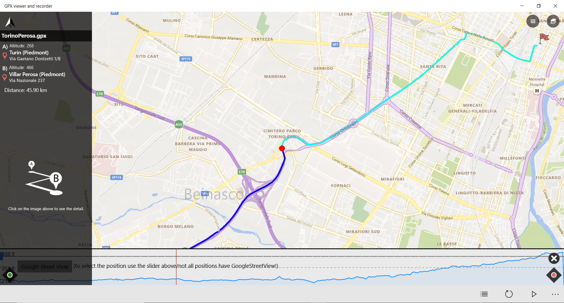 gpx-viewer-recorder tracce GPX running